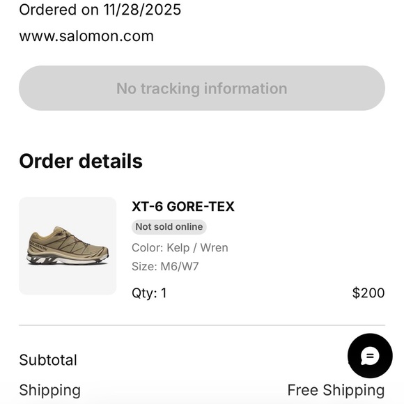 Salomon XT-6 GTX - sold out online - Picture 4 of 4